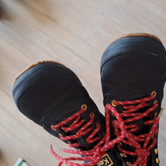 Keds Scout Splash Dream Foam Sneaker Waterproof Stain Resistent Red Laces Canvas - Picture 7 of 10